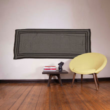 Load image into Gallery viewer, ärtskül's Baby Pop cashmere blend scarf is featured as wall decor.  This scarf is soft to the touch and is designed in Los Angeles, California and produced in Como, Italy. Also featured is a torso sculpture in resin and a custom coffee table produced by the artist Brian Biedul.  We also included some of our favorite art books in the shot including Vogue The Editor's Eye, Moroni, Magritte and Michelangelo.