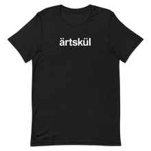 Load image into Gallery viewer, Artskul's unisex t-shirts are hand-printed in the USA using eco-friendly Italian water-based inks for a softer and more pliable finish with our logo on 100% premium combed ringspun cotton. Available in black or white.