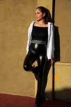 Load image into Gallery viewer, Belting your ärtskül Baby Pop Ribbon Scarf is another way you can add versatility to your style. Trade up for silk over leather and wrap your waist in our chic re-imagining of the houndstooth pattern, the centuries old Scottish mosaic.  ärtskül’s remixed pattern captivates the eye while paying homage to the classic print that is admired the world over.