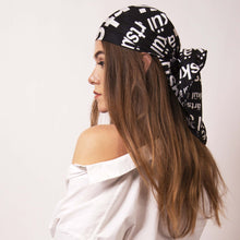 Load image into Gallery viewer, Artskul&#39;s chic scarf is styled as a streetwear headscarf. Add a strong finishing touch with a bit of attitude to any style. 