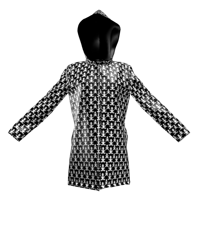 Stand out in rain season with a stylishly fun and lightweight designer raincoat to keep you dry - and it looks so cute with your wellies! Handmade to order from London. 